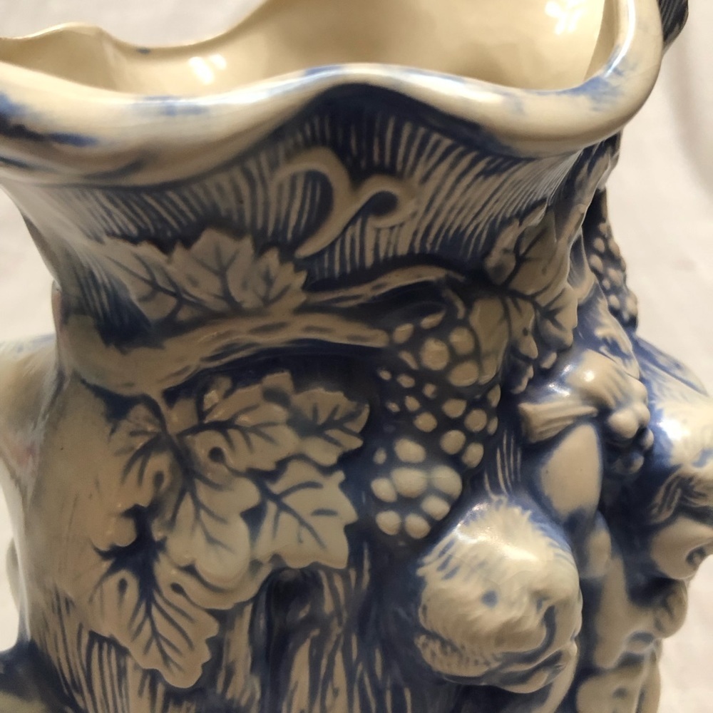 Minton Silenus Bacchus Style Stoneware Pitcher - Picture 6 of 13